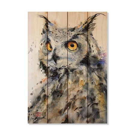 WILE E. WOOD 14 x 20 in. Crousers Winter Fox Wood Art DCWF-1420